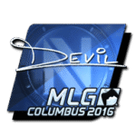 Sticker | DEVIL (Foil) | MLG Columbus 2016