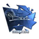 Sticker | DEVIL (Foil) | Cologne 2016