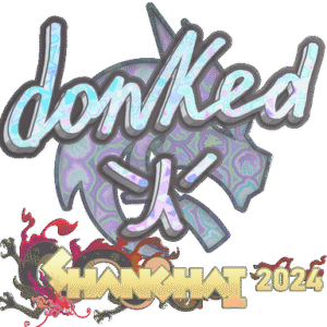 Sticker | donk (Holo) | Shanghai 2024