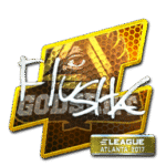 Sticker | flusha (Foil) | Atlanta 2017
