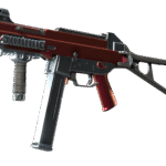 UMP-45 | Crimson Foil (Minimal Wear)
